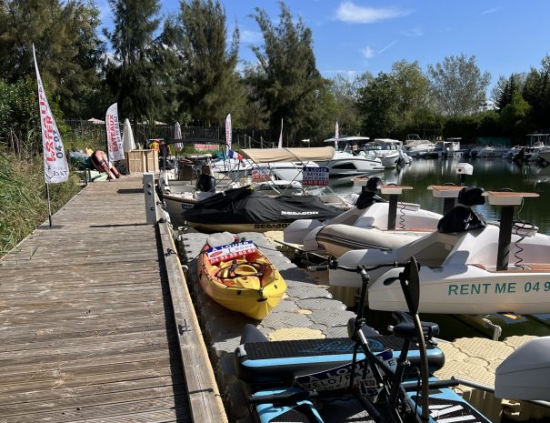 ponton activités nautiques