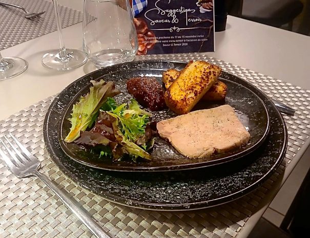 Fois gras chutney figues